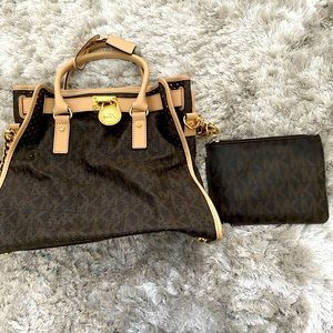Michael Kors Perforated Hamilton Bag